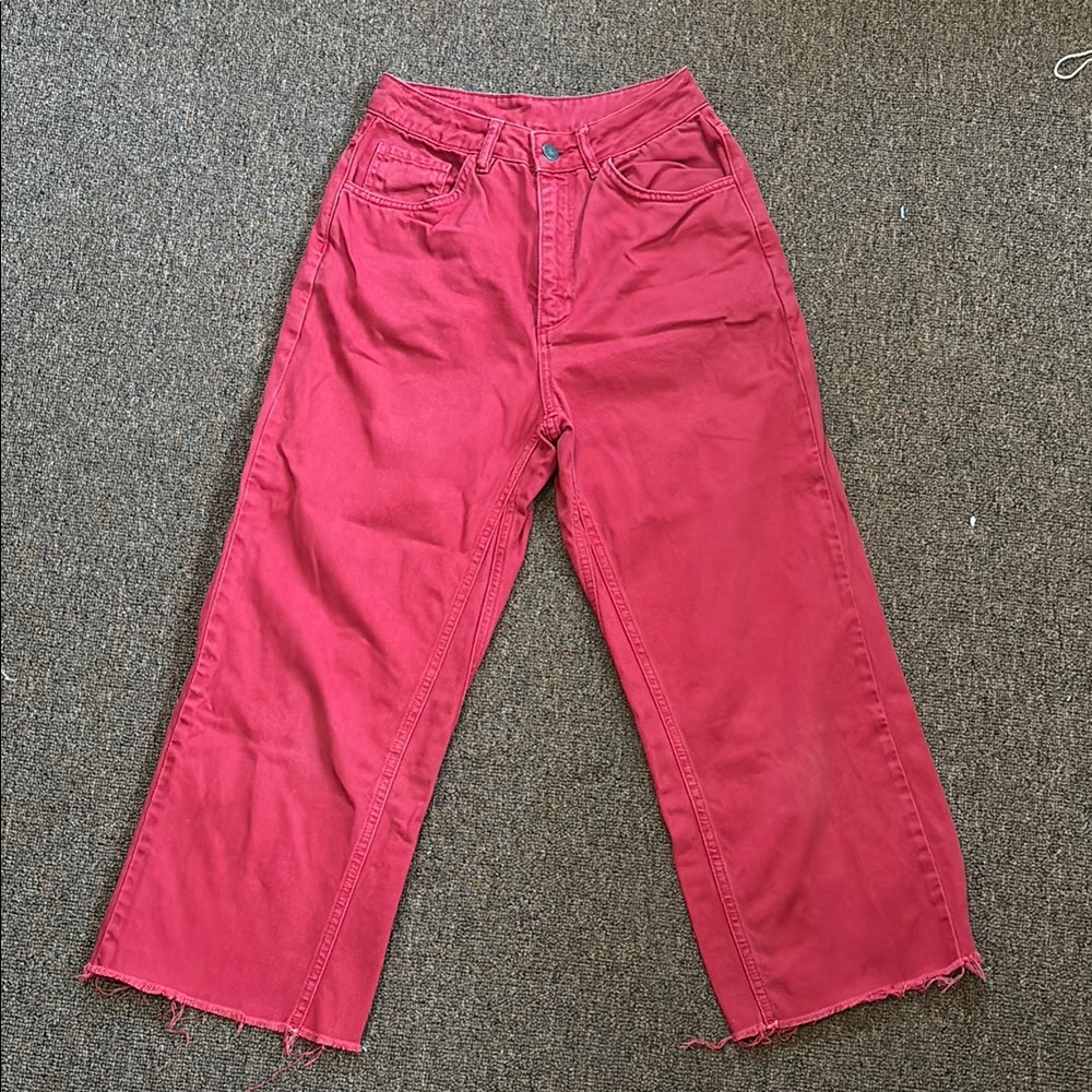 Women's Red Jeans